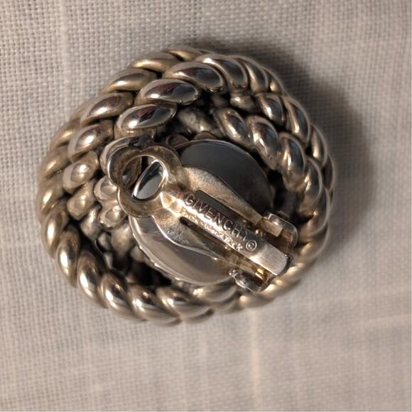 Three Vintage Designer Single Earrings Givenchy, Lucien Piccard, St. John - Picture 4 of 8